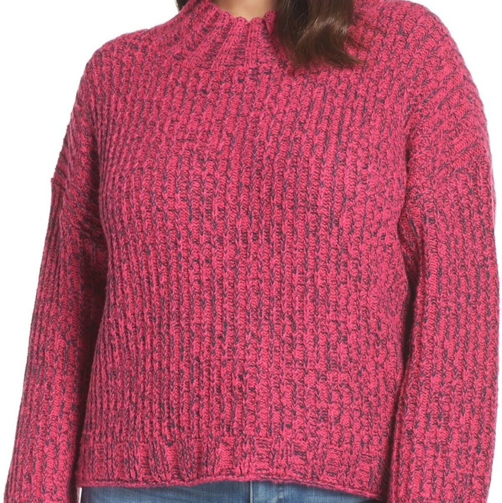 NEW BP Stitch Mock Neck Sweater